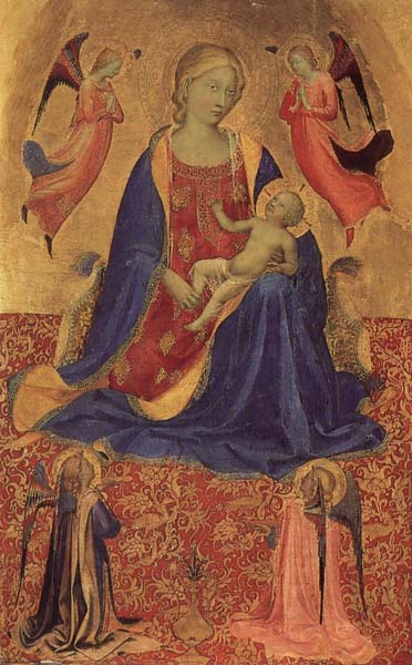 Madonna and Child with Angles